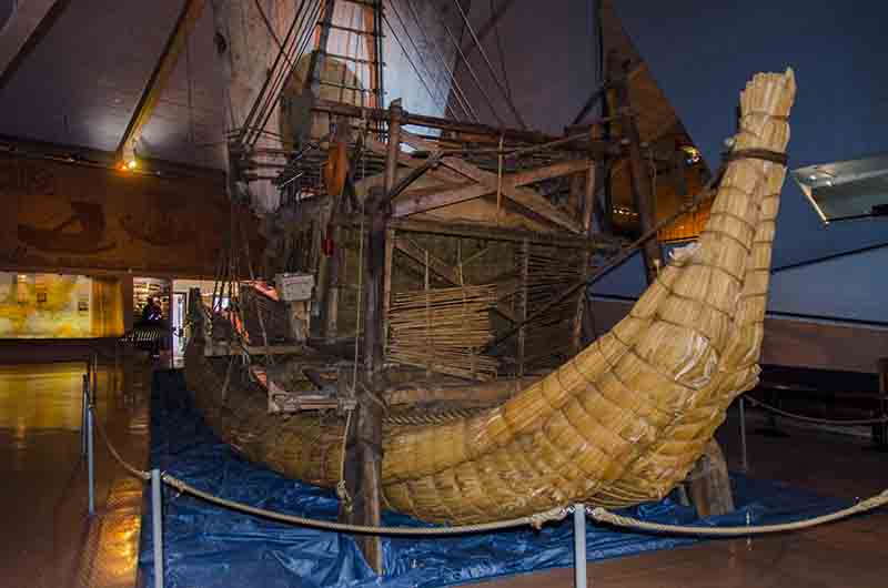 99 - Noruega - Oslo - museo Kon-Tiki - balsa Ra II